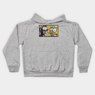 x-ray spex skull pop art warhol lichtenstein comic art Kids Hoodie